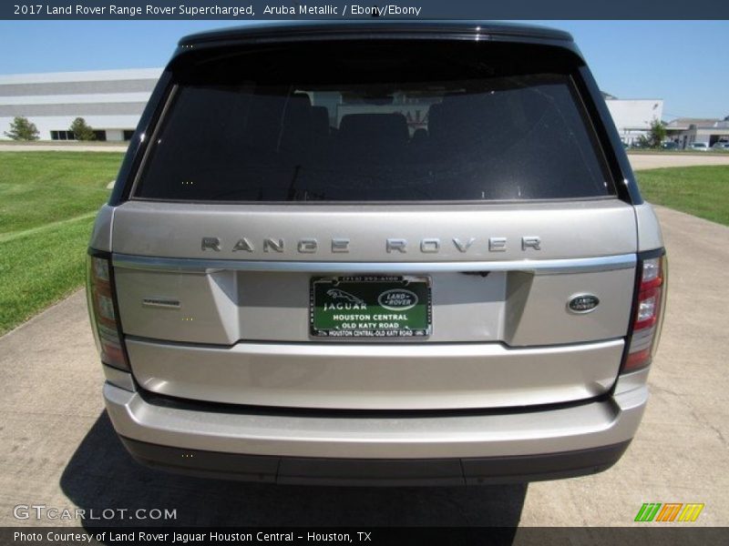 Aruba Metallic / Ebony/Ebony 2017 Land Rover Range Rover Supercharged