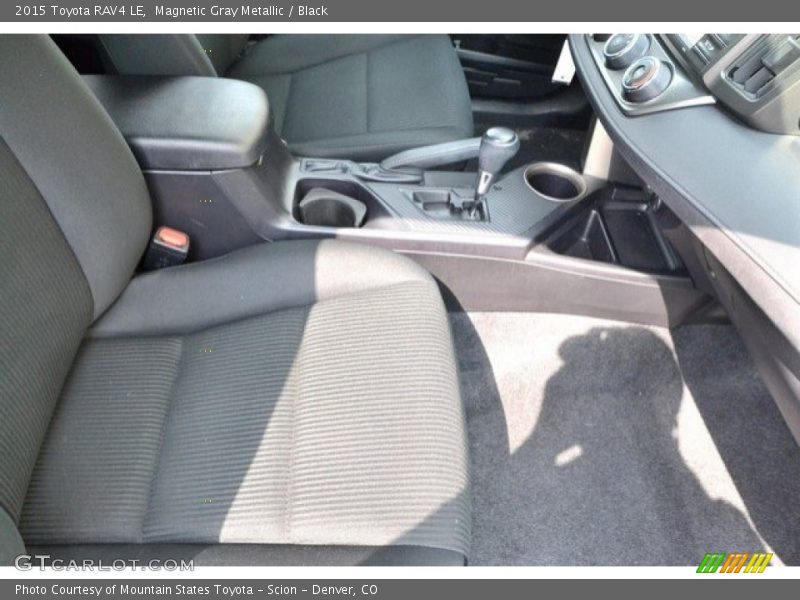 Magnetic Gray Metallic / Black 2015 Toyota RAV4 LE