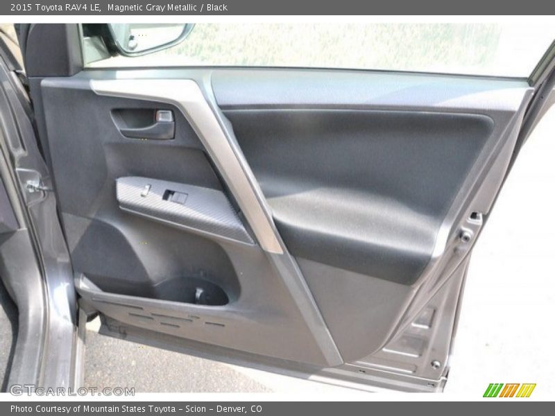 Magnetic Gray Metallic / Black 2015 Toyota RAV4 LE