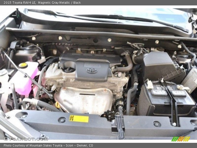 Magnetic Gray Metallic / Black 2015 Toyota RAV4 LE