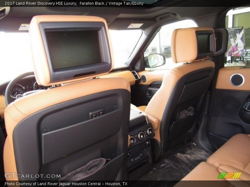 Farallon Black / Vintage Tan/Ebony 2017 Land Rover Discovery HSE Luxury