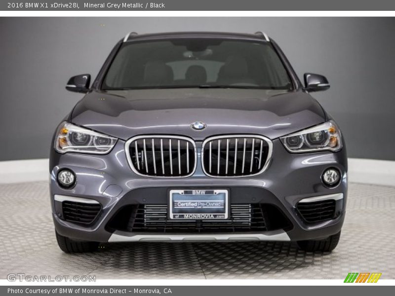 Mineral Grey Metallic / Black 2016 BMW X1 xDrive28i
