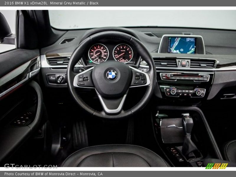 Mineral Grey Metallic / Black 2016 BMW X1 xDrive28i