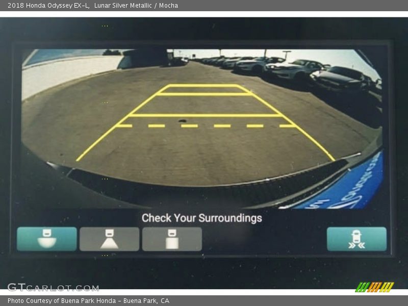 Lunar Silver Metallic / Mocha 2018 Honda Odyssey EX-L