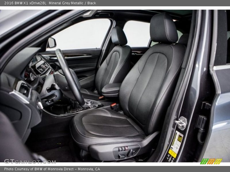 Mineral Grey Metallic / Black 2016 BMW X1 xDrive28i