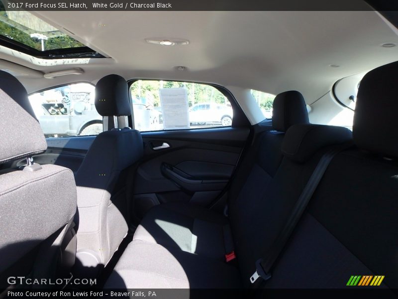 White Gold / Charcoal Black 2017 Ford Focus SEL Hatch