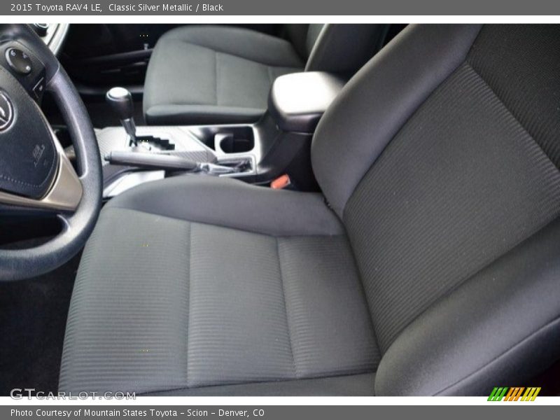 Classic Silver Metallic / Black 2015 Toyota RAV4 LE