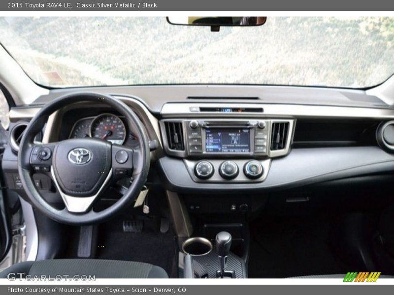 Classic Silver Metallic / Black 2015 Toyota RAV4 LE
