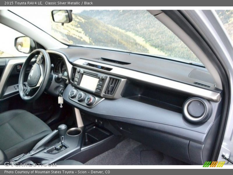 Classic Silver Metallic / Black 2015 Toyota RAV4 LE