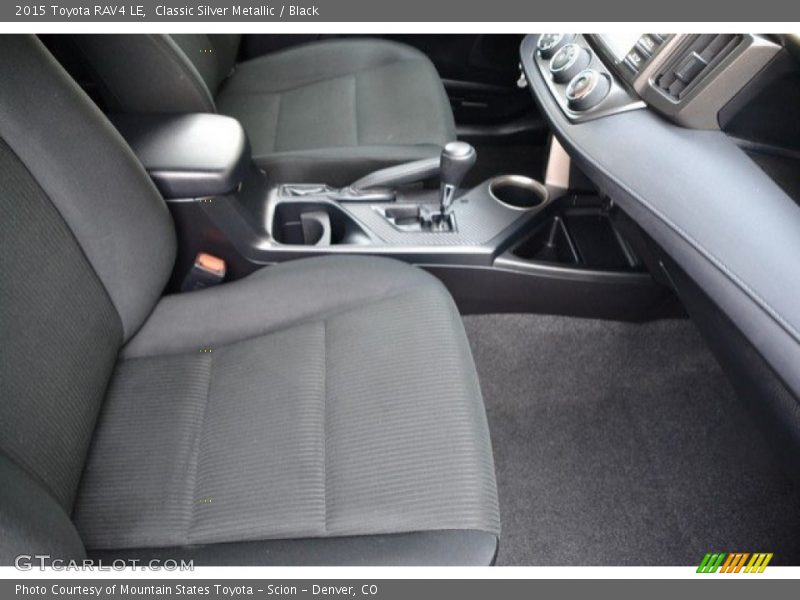 Classic Silver Metallic / Black 2015 Toyota RAV4 LE