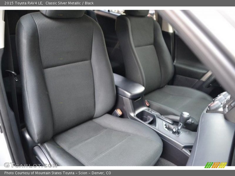 Classic Silver Metallic / Black 2015 Toyota RAV4 LE