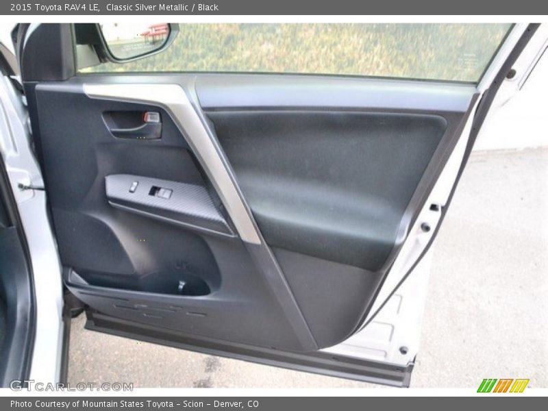 Classic Silver Metallic / Black 2015 Toyota RAV4 LE