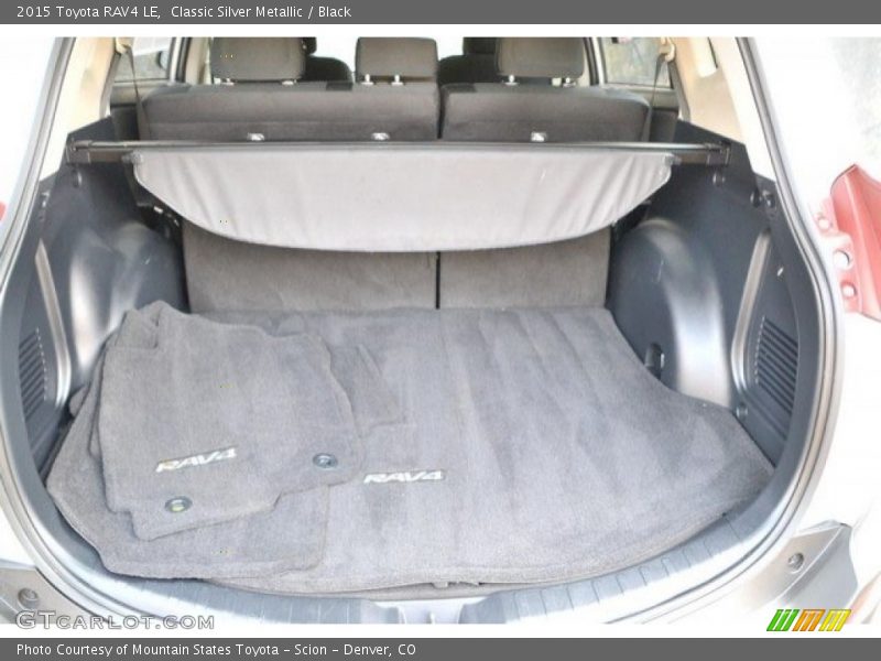 Classic Silver Metallic / Black 2015 Toyota RAV4 LE