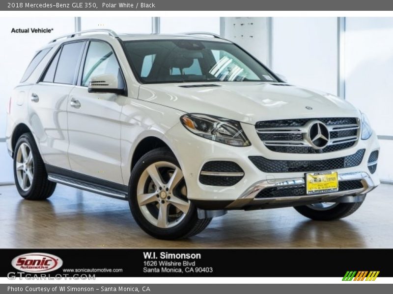 Polar White / Black 2018 Mercedes-Benz GLE 350