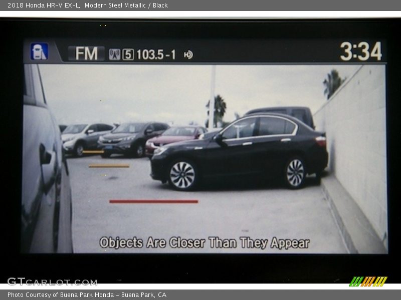 Modern Steel Metallic / Black 2018 Honda HR-V EX-L