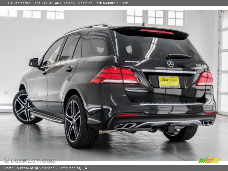 Obsidian Black Metallic / Black 2018 Mercedes-Benz GLE 43 AMG 4Matic