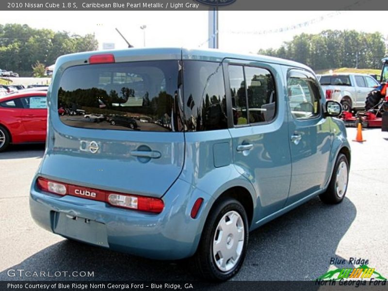 Caribbean Blue Pearl Metallic / Light Gray 2010 Nissan Cube 1.8 S