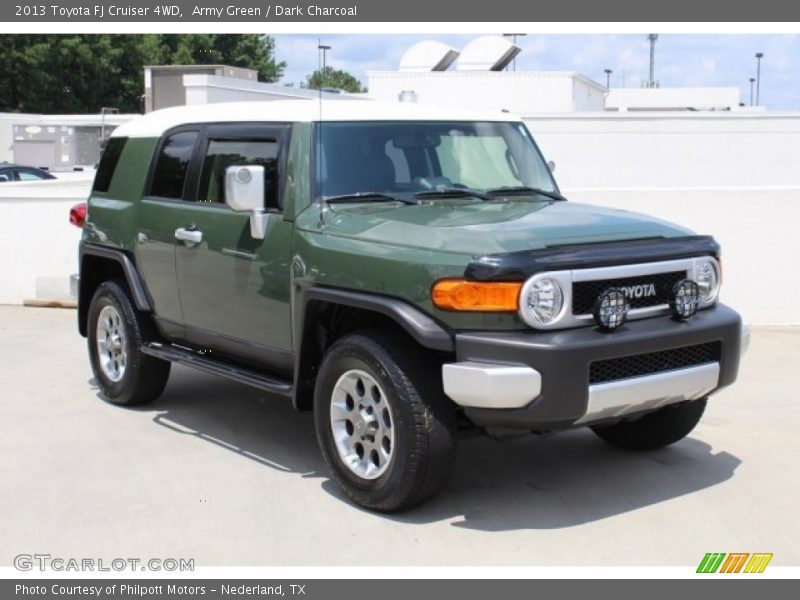 Army Green / Dark Charcoal 2013 Toyota FJ Cruiser 4WD