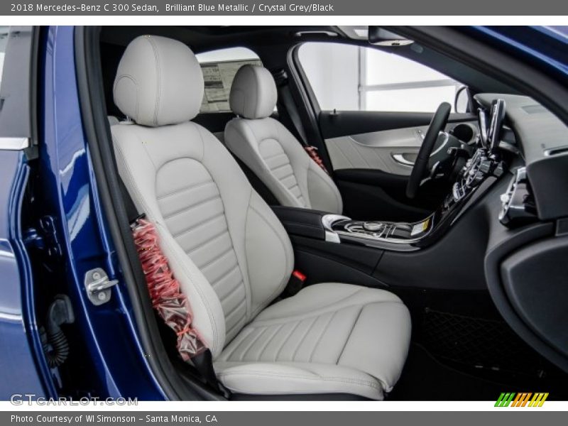 2018 C 300 Sedan Crystal Grey/Black Interior