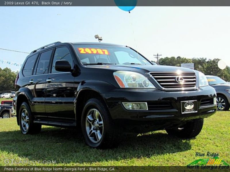 Black Onyx / Ivory 2009 Lexus GX 470