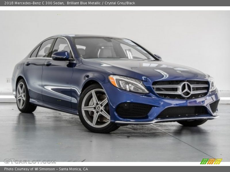 Front 3/4 View of 2018 C 300 Sedan