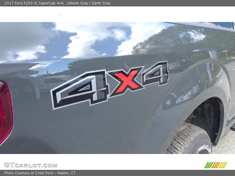 Lithium Gray / Earth Gray 2017 Ford F150 XL SuperCab 4x4