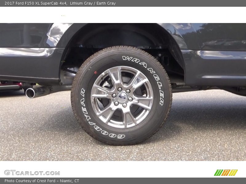 Lithium Gray / Earth Gray 2017 Ford F150 XL SuperCab 4x4