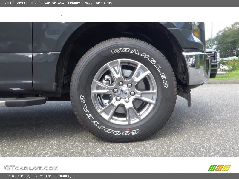 Lithium Gray / Earth Gray 2017 Ford F150 XL SuperCab 4x4