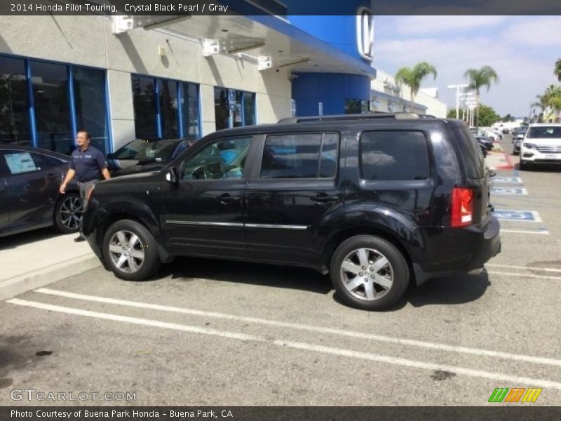 Crystal Black Pearl / Gray 2014 Honda Pilot Touring