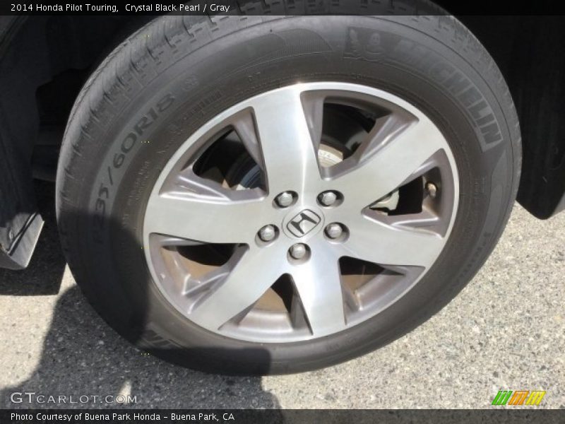 Crystal Black Pearl / Gray 2014 Honda Pilot Touring