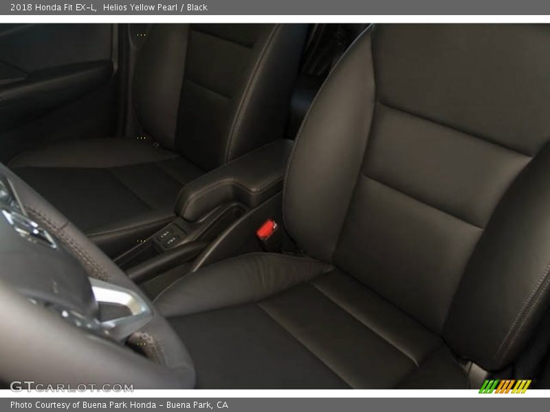 Helios Yellow Pearl / Black 2018 Honda Fit EX-L