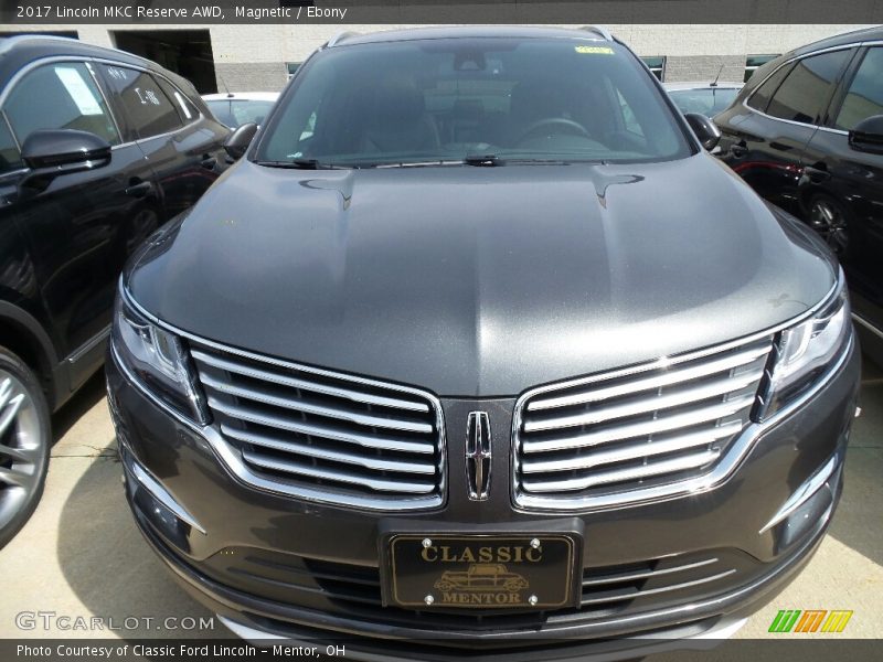 Magnetic / Ebony 2017 Lincoln MKC Reserve AWD