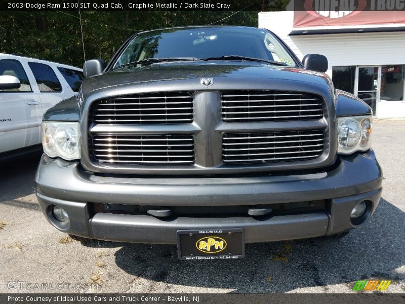 Graphite Metallic / Dark Slate Gray 2003 Dodge Ram 1500 SLT Quad Cab