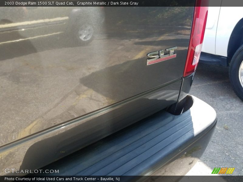 Graphite Metallic / Dark Slate Gray 2003 Dodge Ram 1500 SLT Quad Cab