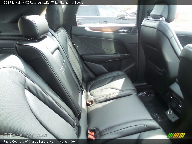 White Platinum / Ebony 2017 Lincoln MKC Reserve AWD