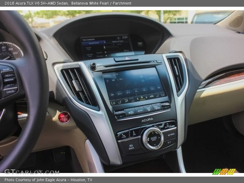 Bellanova White Pearl / Parchment 2018 Acura TLX V6 SH-AWD Sedan