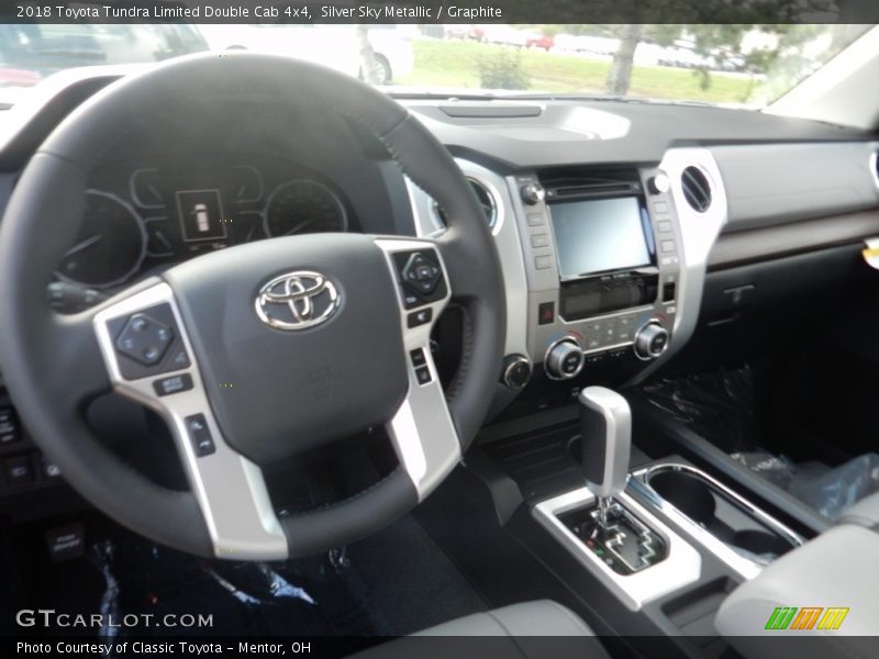Silver Sky Metallic / Graphite 2018 Toyota Tundra Limited Double Cab 4x4