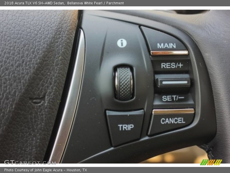 Bellanova White Pearl / Parchment 2018 Acura TLX V6 SH-AWD Sedan