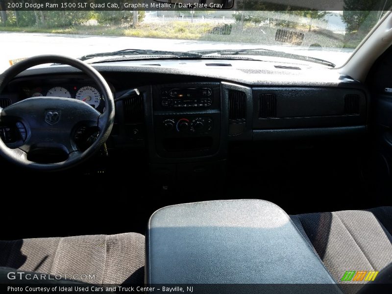 Graphite Metallic / Dark Slate Gray 2003 Dodge Ram 1500 SLT Quad Cab