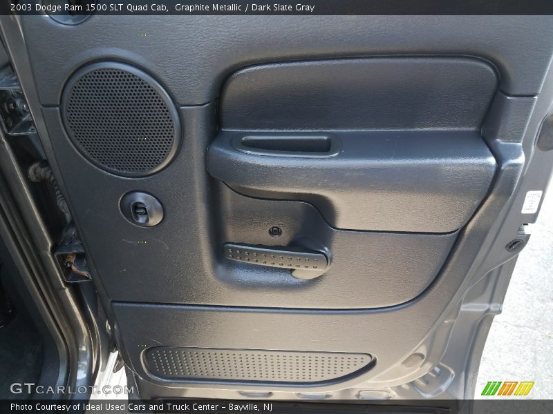 Graphite Metallic / Dark Slate Gray 2003 Dodge Ram 1500 SLT Quad Cab