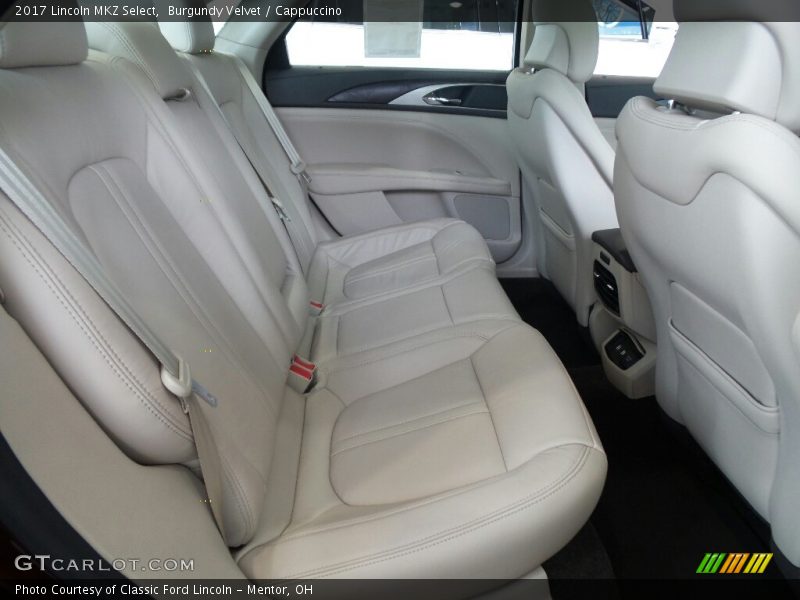 Burgundy Velvet / Cappuccino 2017 Lincoln MKZ Select