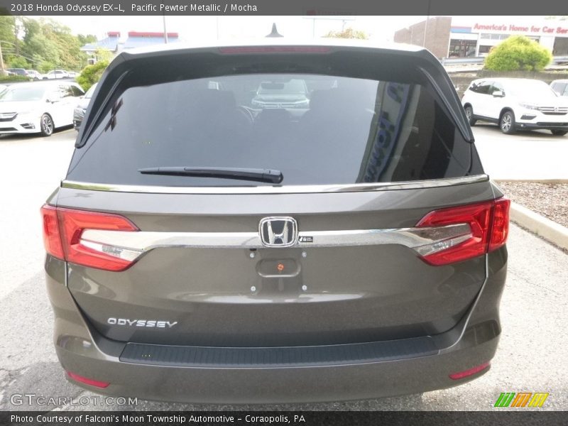 Pacific Pewter Metallic / Mocha 2018 Honda Odyssey EX-L