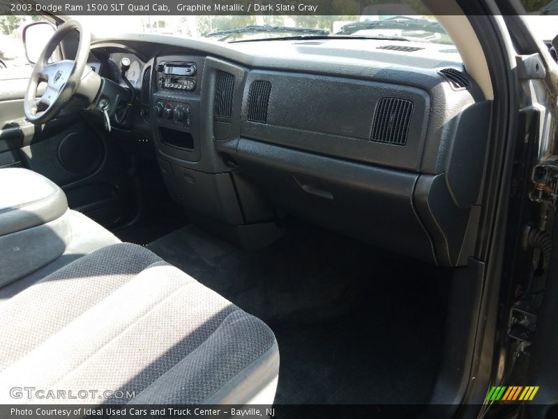 Graphite Metallic / Dark Slate Gray 2003 Dodge Ram 1500 SLT Quad Cab