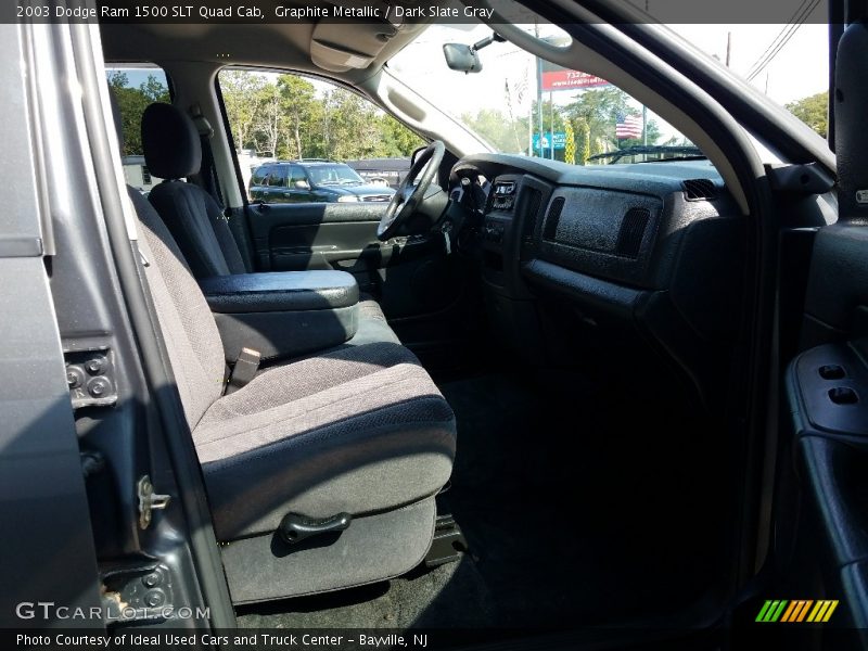 Graphite Metallic / Dark Slate Gray 2003 Dodge Ram 1500 SLT Quad Cab