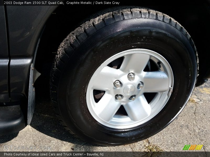 Graphite Metallic / Dark Slate Gray 2003 Dodge Ram 1500 SLT Quad Cab