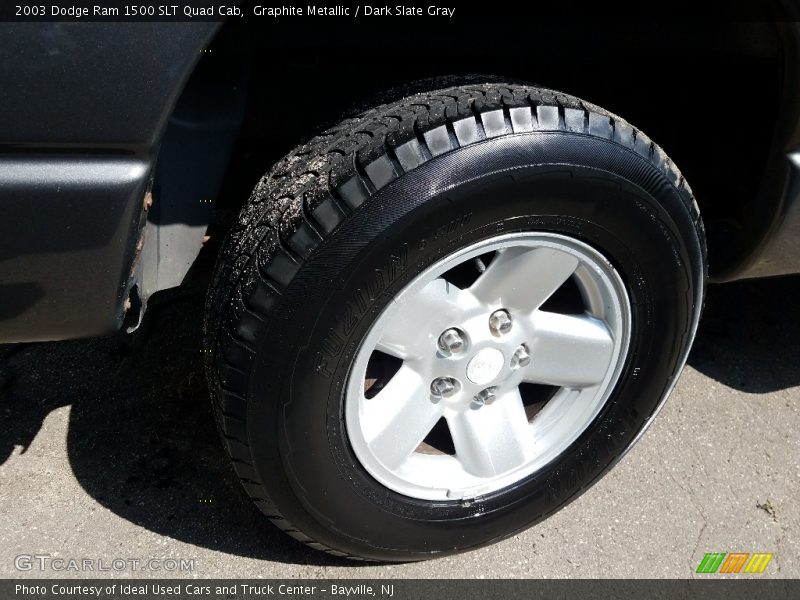 Graphite Metallic / Dark Slate Gray 2003 Dodge Ram 1500 SLT Quad Cab