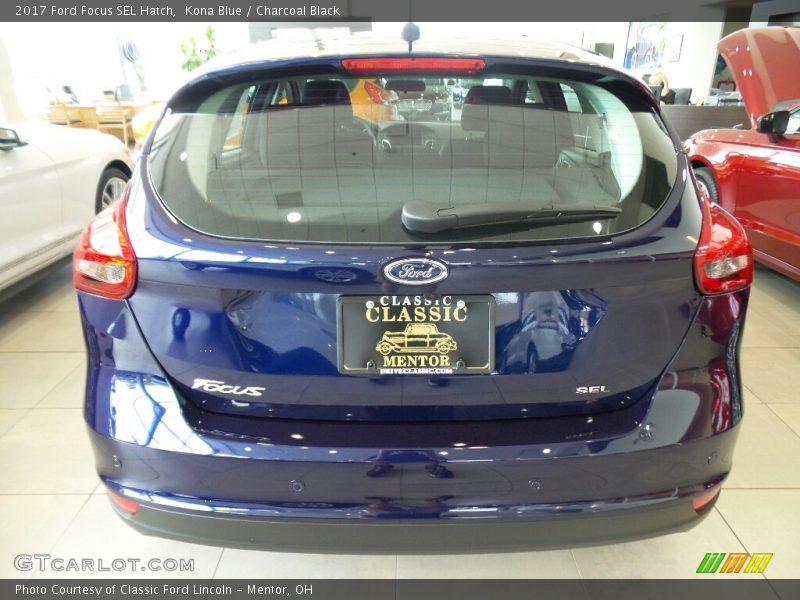 Kona Blue / Charcoal Black 2017 Ford Focus SEL Hatch