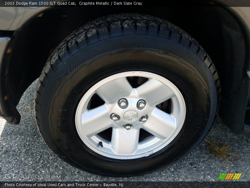 Graphite Metallic / Dark Slate Gray 2003 Dodge Ram 1500 SLT Quad Cab