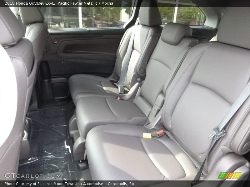 Pacific Pewter Metallic / Mocha 2018 Honda Odyssey EX-L