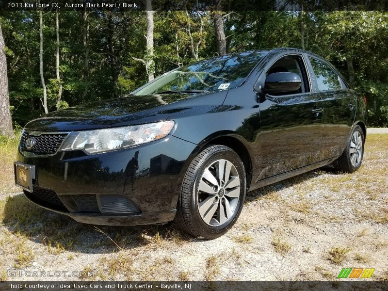 Aurora Black Pearl / Black 2013 Kia Forte EX